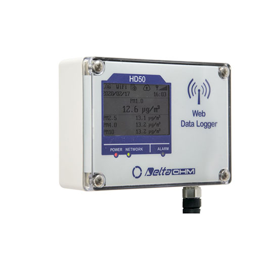 意大利DELTAOHM HD50PM–PM2.5/PM10無(wú)線Web記錄器